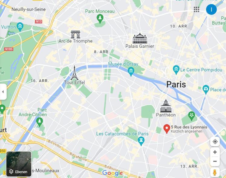 Apartamento Petite Maison Avec Cour Dans Les Beaux Quartiers-Vous Faites Le Menage- Very Good Prices For T-H-E Location But You Have To Clea-N Th-E Flat París Exterior foto
